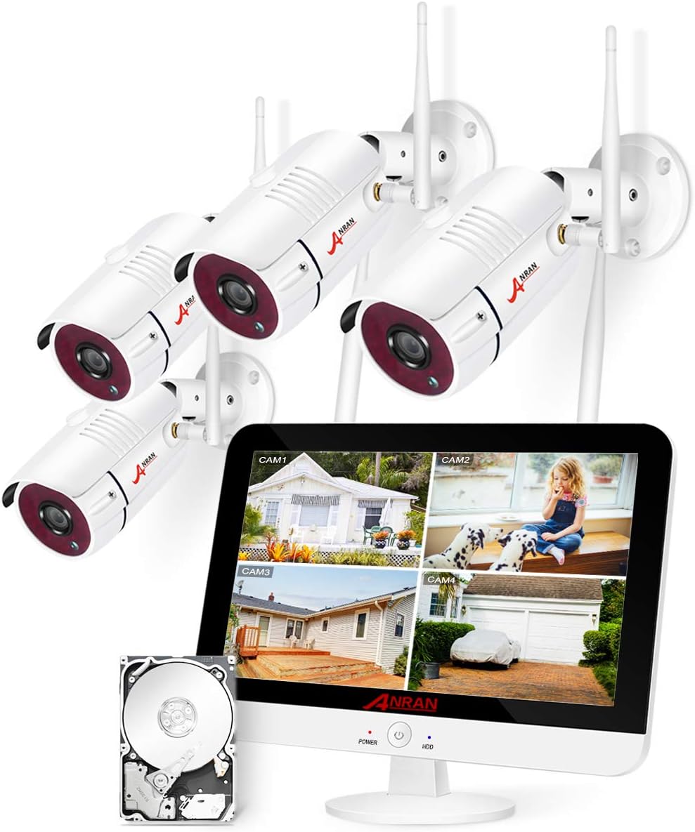 8 Channel 2K Wireless Security Camera System with 1TB Hard Drive C156105