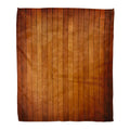 Brown Print Flannel Throw Blanket 50x60 Inches V978