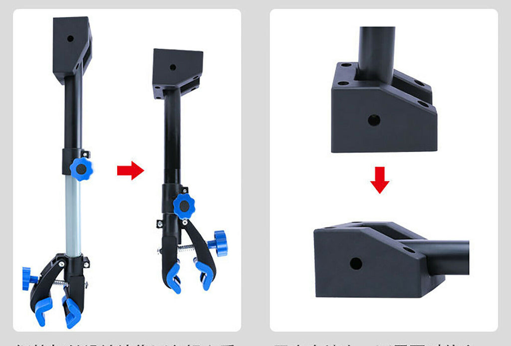 Wall Mount Bike Repair Stand Folding Clamp Cycle Bicycle Display Rack N21361