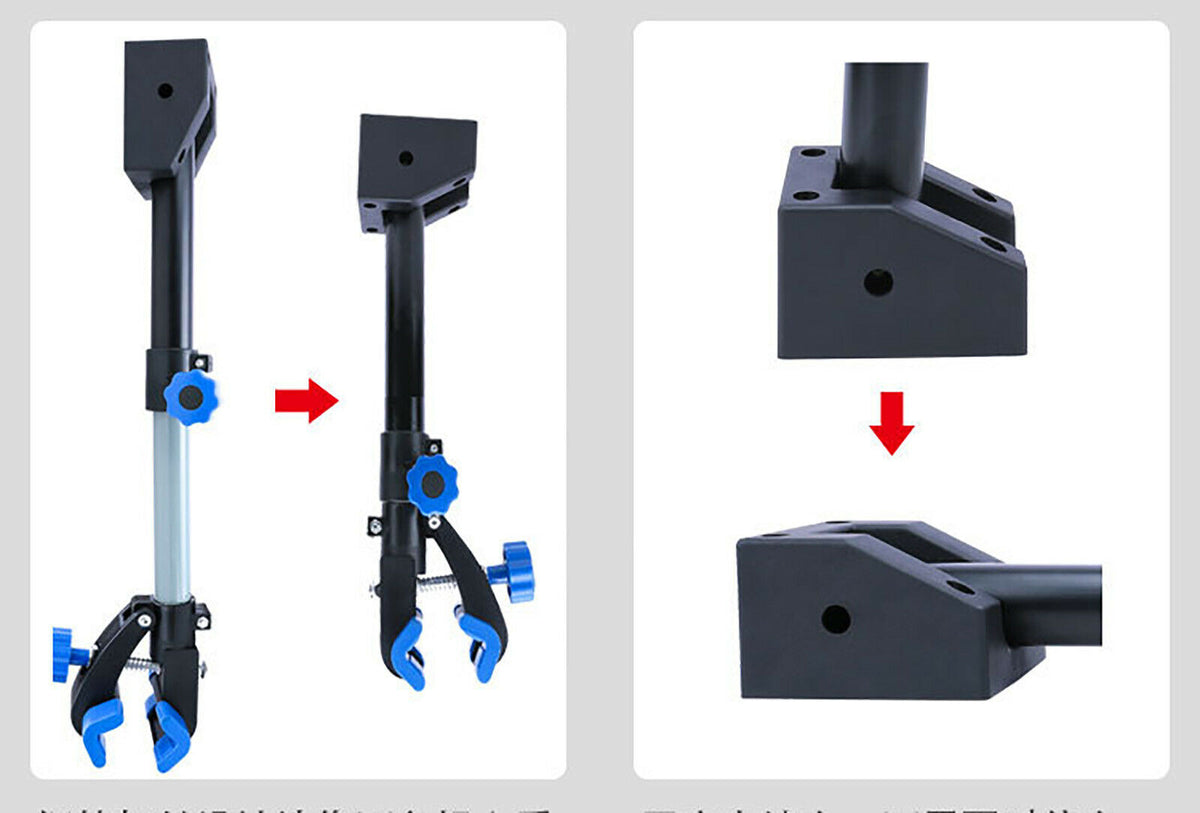 Wall Mount Bike Repair Stand Folding Clamp Cycle Bicycle Display Rack N21361