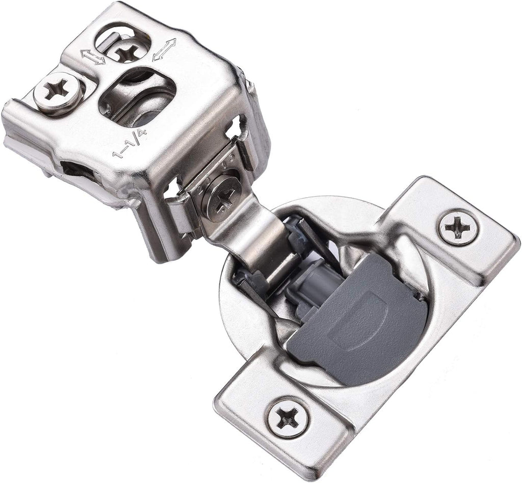 2 Pack Soft Closing 1-1/4 inch Overlay Concealed Hinges F15448