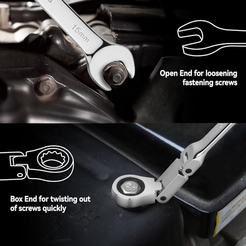 12-Piece Metric Ratcheting Wrench Set with Case W96943