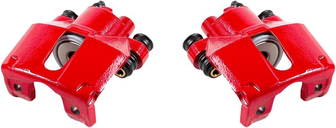 Red Powder Coated Caliper Assembly Pair Set U365423
