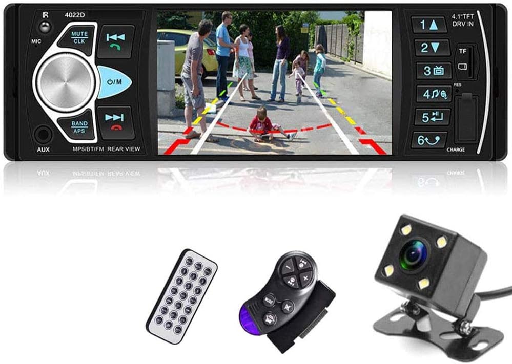 Single Din Car Stereo with Backup Camera U738