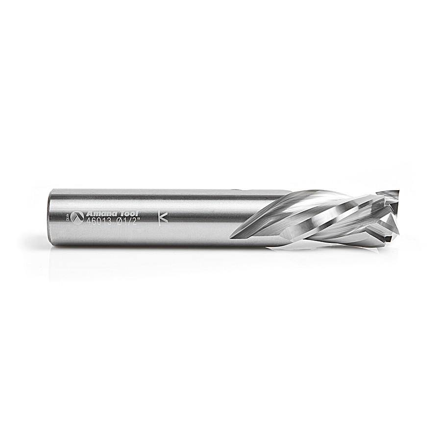 Solid Carbide Compression Spiral 3 Flute 1/2 Dia x 7/8 x 1/2 inch Shank N641