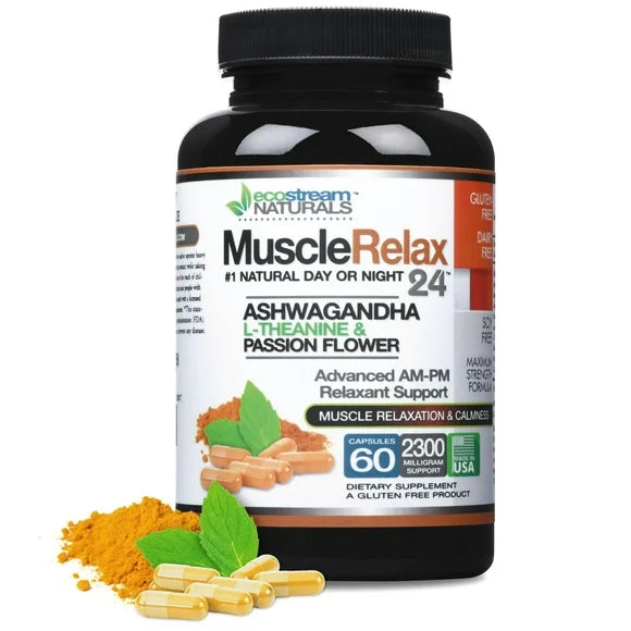 60 Capsules Muscle Relax Supplement D949641