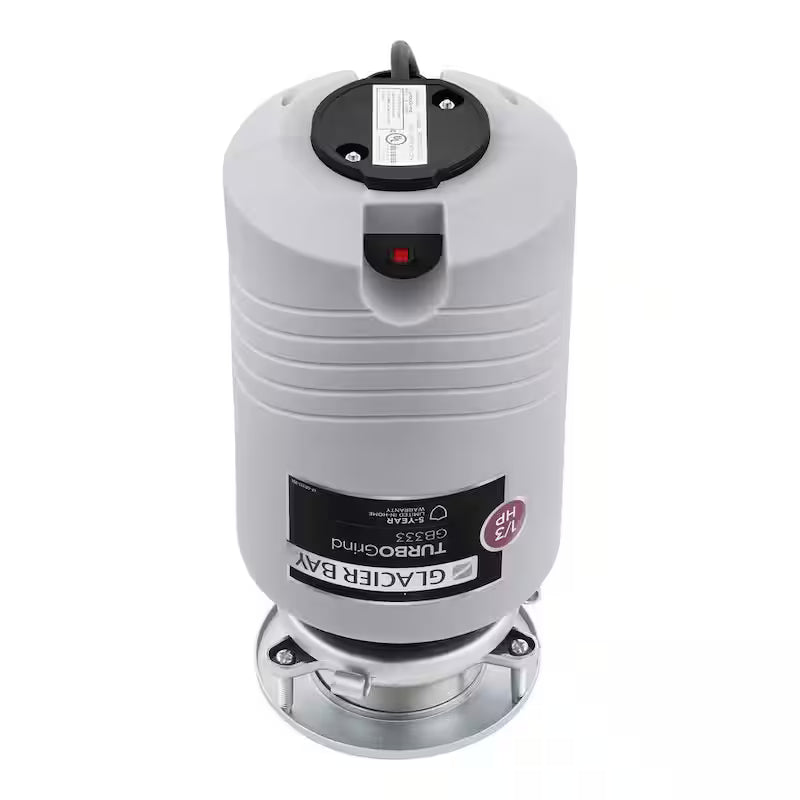 1/3 hp Continuous Feed Garbage Disposal with Power Cord U660