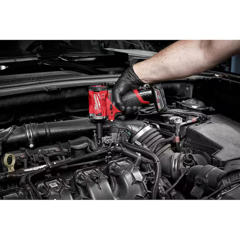 12V Lithium-Ion Brushless Cordless 3/8 in. Impact Wrench Kit & 3/8 in. Ratchet T626657