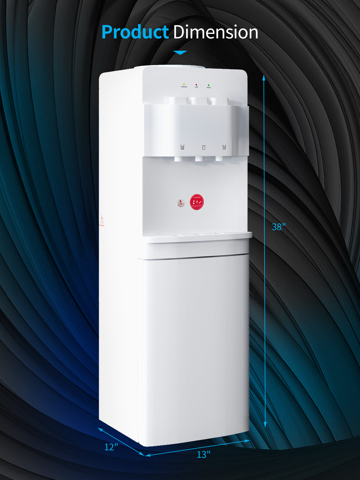 White Top Load Water Dispenser M95681