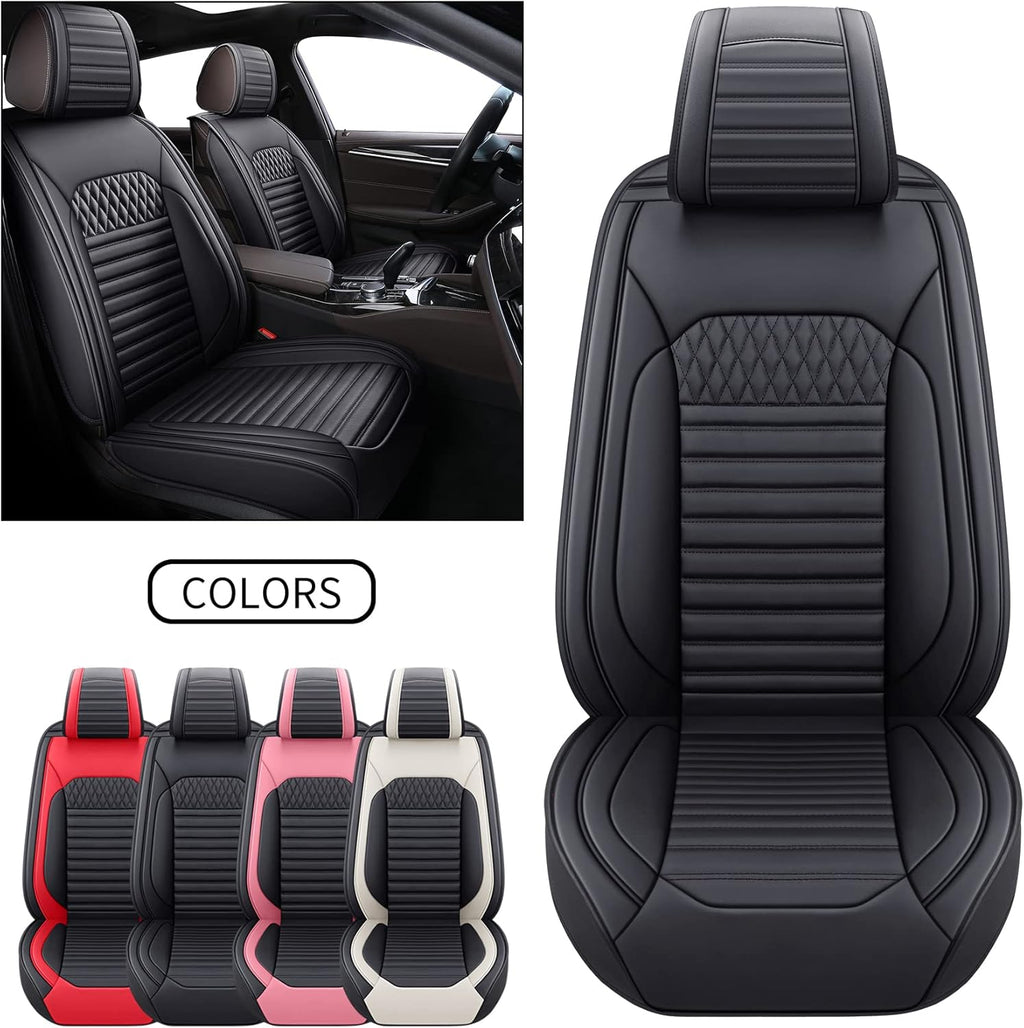 Black and Pink Full Set Seat Covers D40755