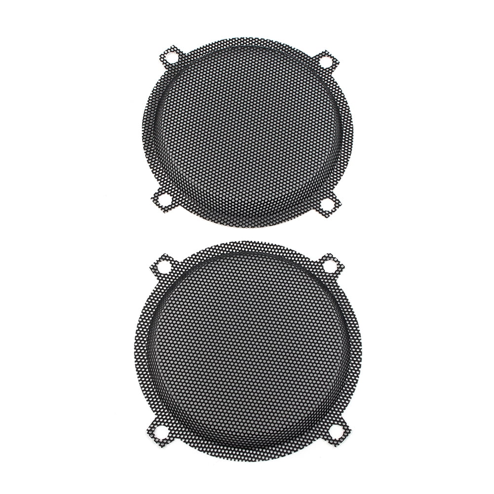 Black Motorbike Wired Punched Steel Mesh Speaker Grilles Cover for Harley Davidson Electra Glide 5.25" Speaker FLHTCU 1996-2013 D355079