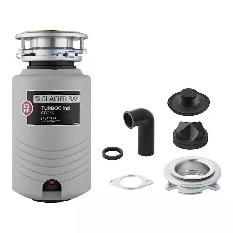 1/3 hp Continuous Feed Garbage Disposal with Power Cord U660