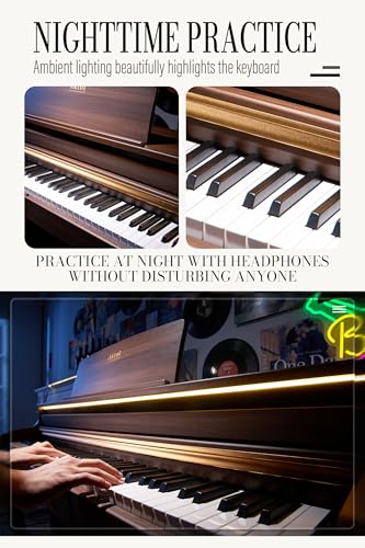88-Key Weighted Digital Piano Keyboard with Triple Pedal Y53338