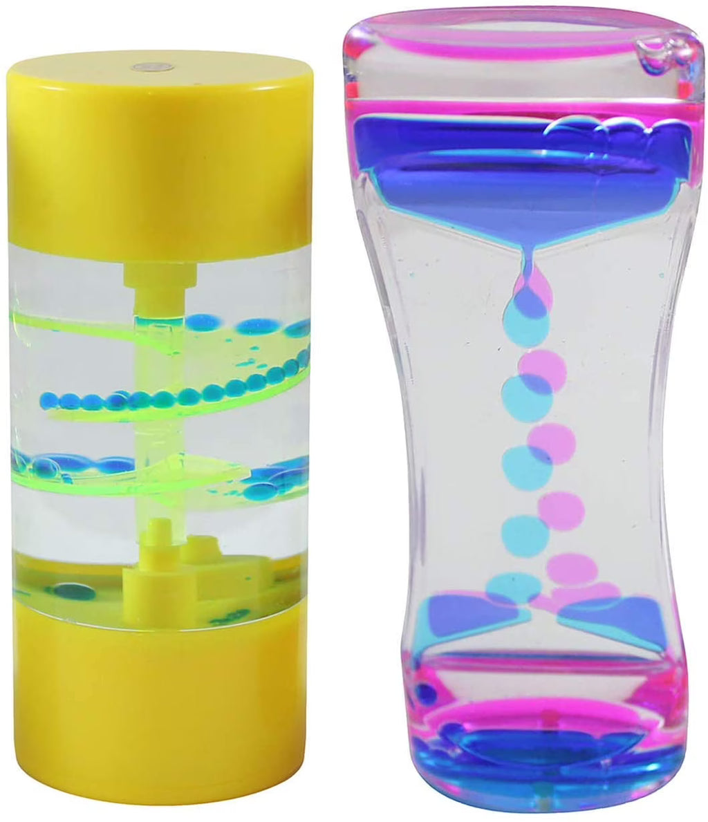 Bubble Spiral Liquid Dripping Timer Sensory Desk Toy P348586
