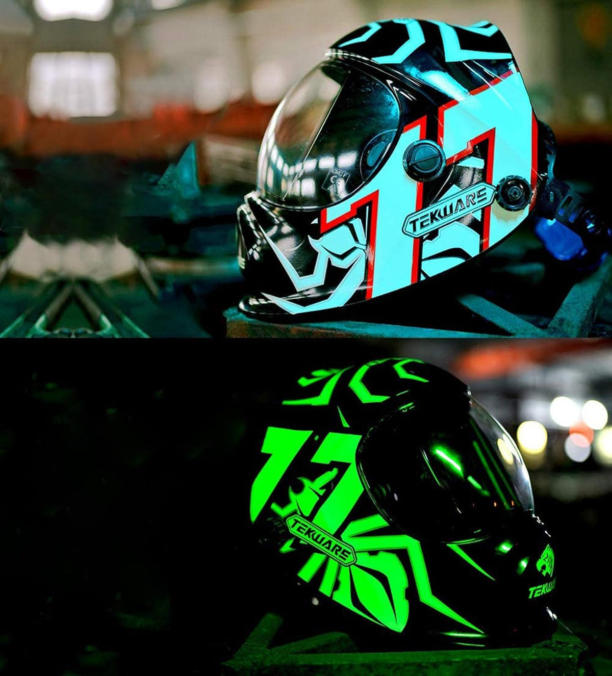 Auto Darkening Welding Helmet with Ultra Large Viewing Screen, 4 Arc Sensor, 1/1/1/2 Optical Clarity, Pack of 2 S801945