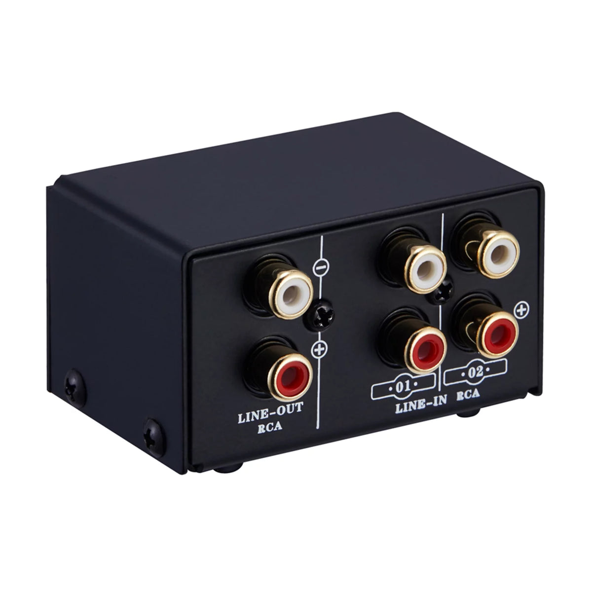 Rca Audio Switcher 2 In 1 Out / 1 In 2 Out A/B Switch Stereo Audio Splitter Box P987916