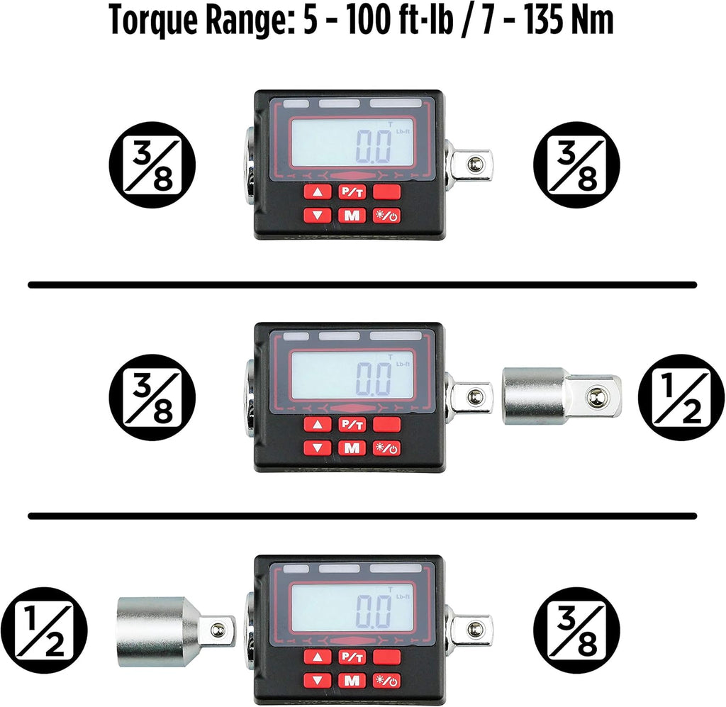 1/2-Inch Digital Torque Adapter Y371