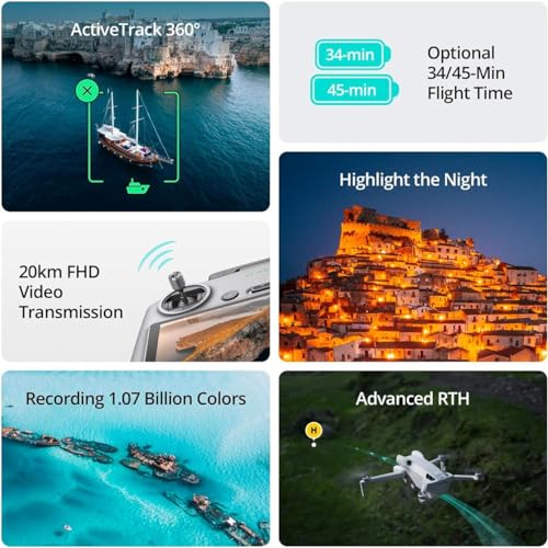 Folding Mini-Drone with 4K HDR Video Camera, Under 249 g, 34 Mins Flight Time M84604