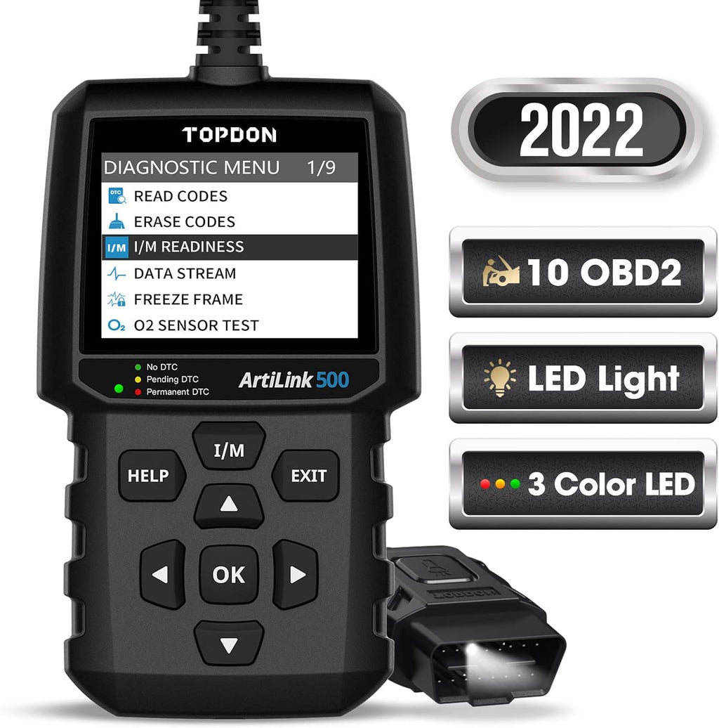 OBD2 Scanner Vehicle Diagnostic Tool with LED Light I1238