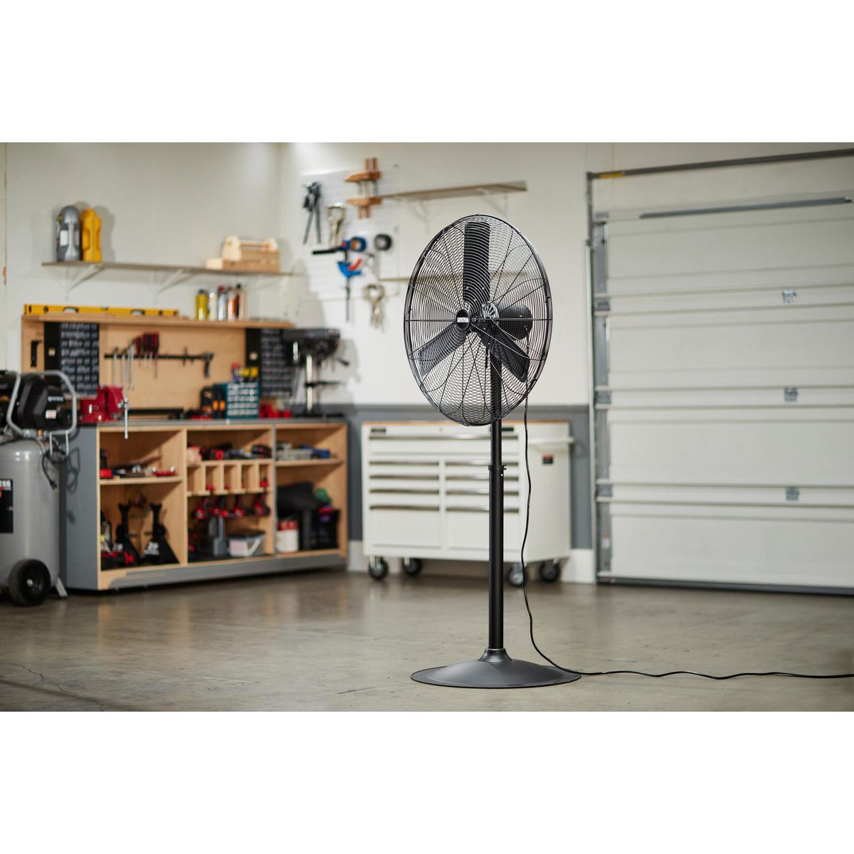 30 in. 3-Speed Pedestal Shop Fan S92254