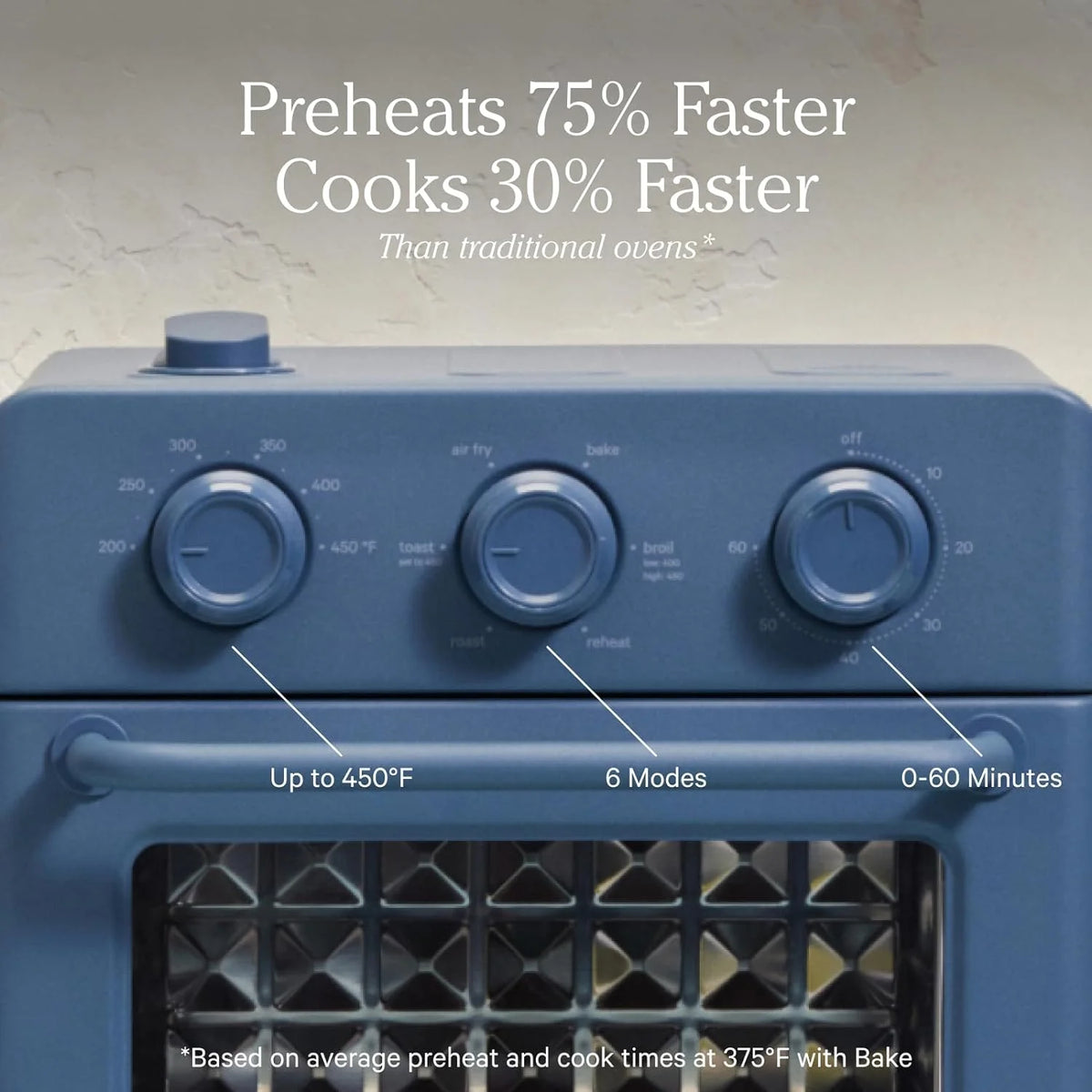 6-in-1 Air Fryer & Toaster Oven with Steam Infusion P98400