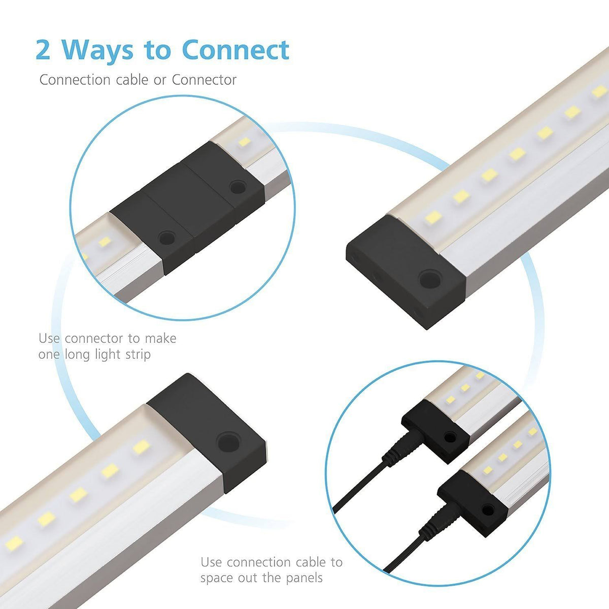 7 inch LED Dimmable Under Cabinet Lighting Kit H73435