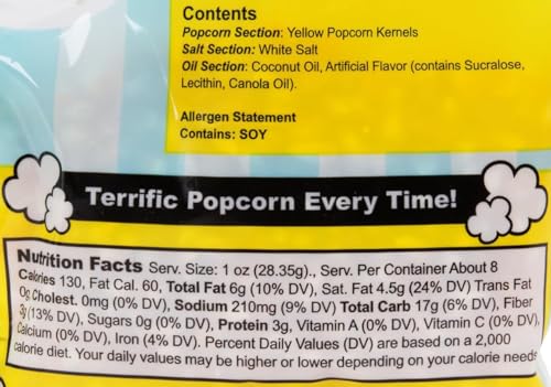 6 Count 4 oz. Popcorn Kit H67530