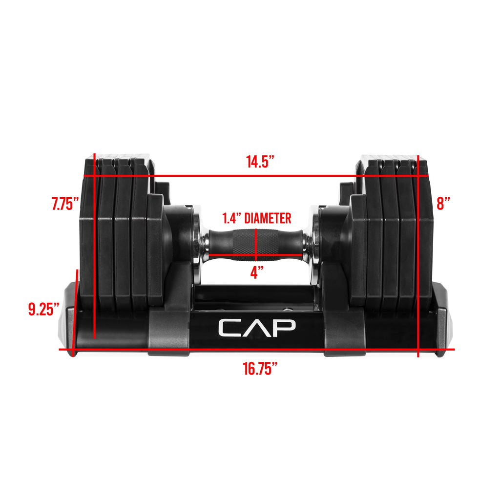 Adjustable Dumbbell 5-50 Pounds Single P282671