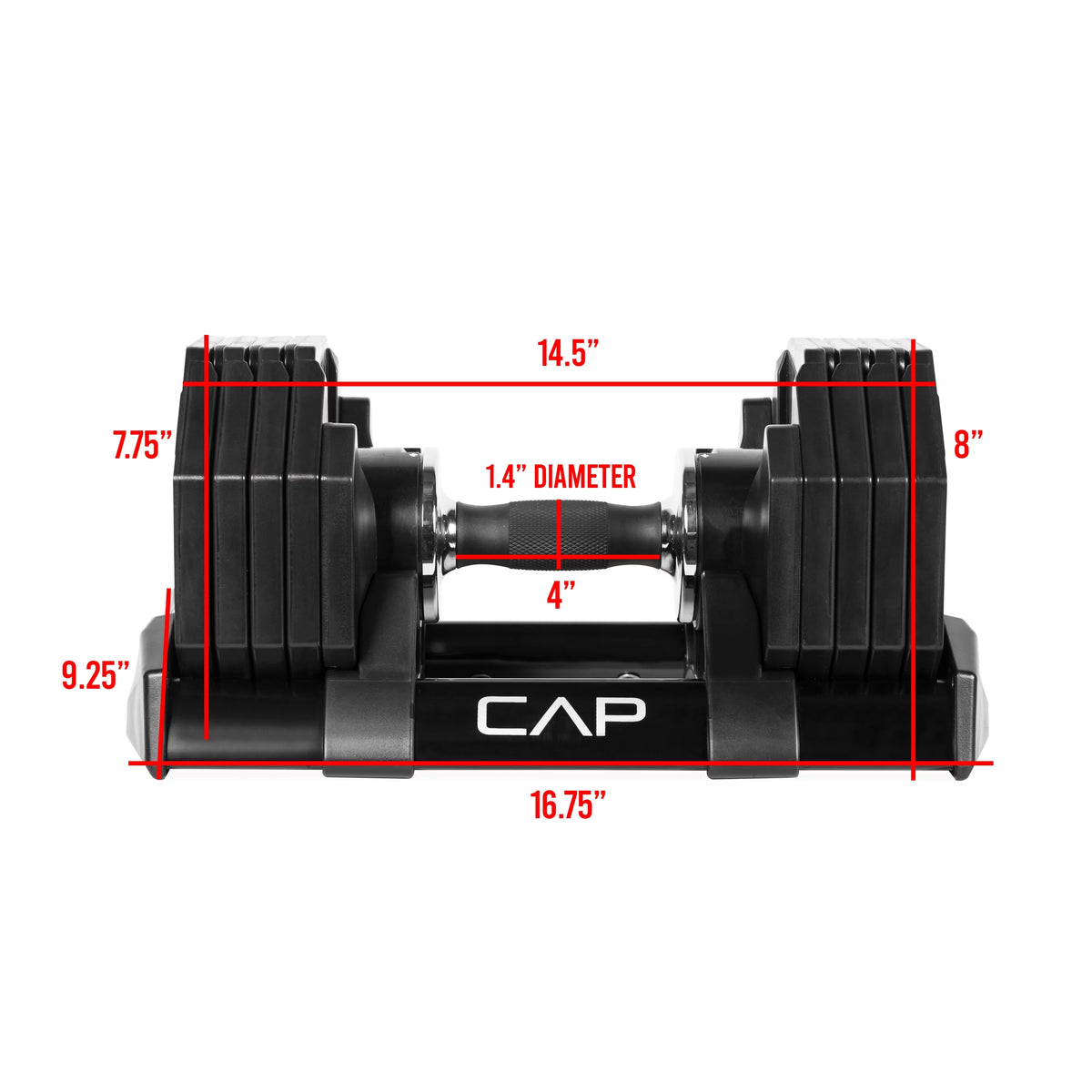 Adjustable Dumbbell 5-50 Pounds Single P282671