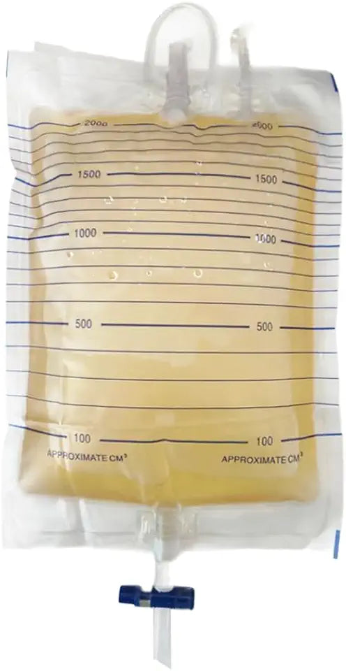 2000ML Large Capacity Drainage Bag Urine Collection Bag P347