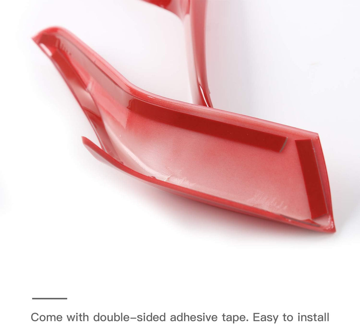 Red ABS Side Rearview Mirror Trim Cover for Chevrolet Camaro 2017 2021 E450