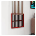 Wall Mount Pool Cue Rack Metal Holder Black 50x6x50cm R70142