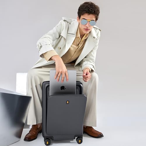 20" Lightweight PC Hardside Carry-On Luggage with Wheels and TSA Lock E4468