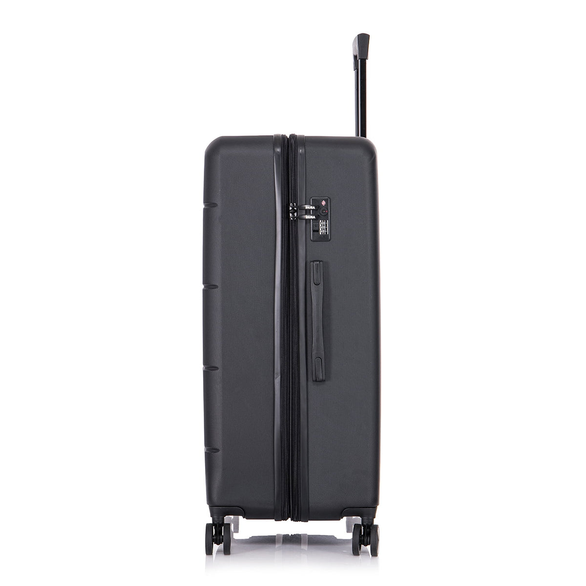 Black 28" Hardside Lightweight Luggage with Spinner Wheels Q358