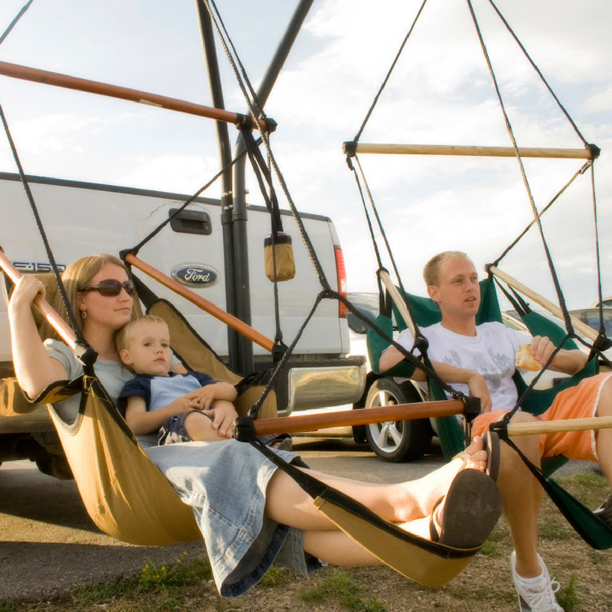 Steel Trailer Hitch Hanging Chair Stand L660