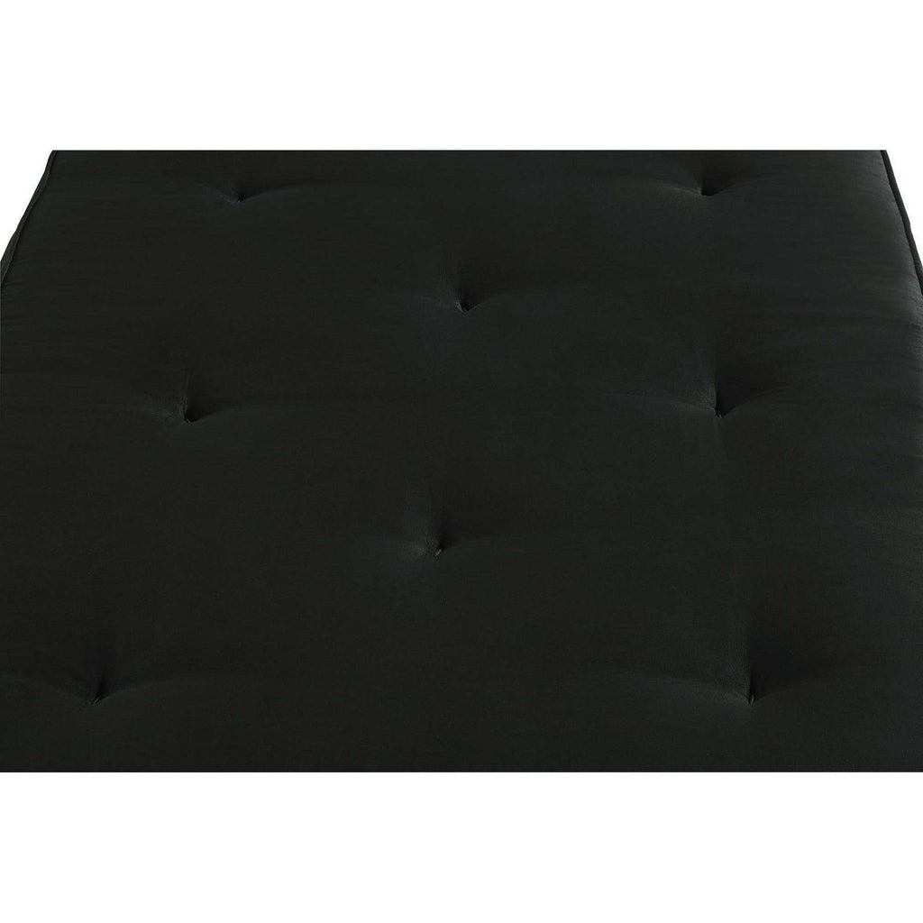 8-Inch Independently Encased Coil Futon Mattress Full Size Black I9623