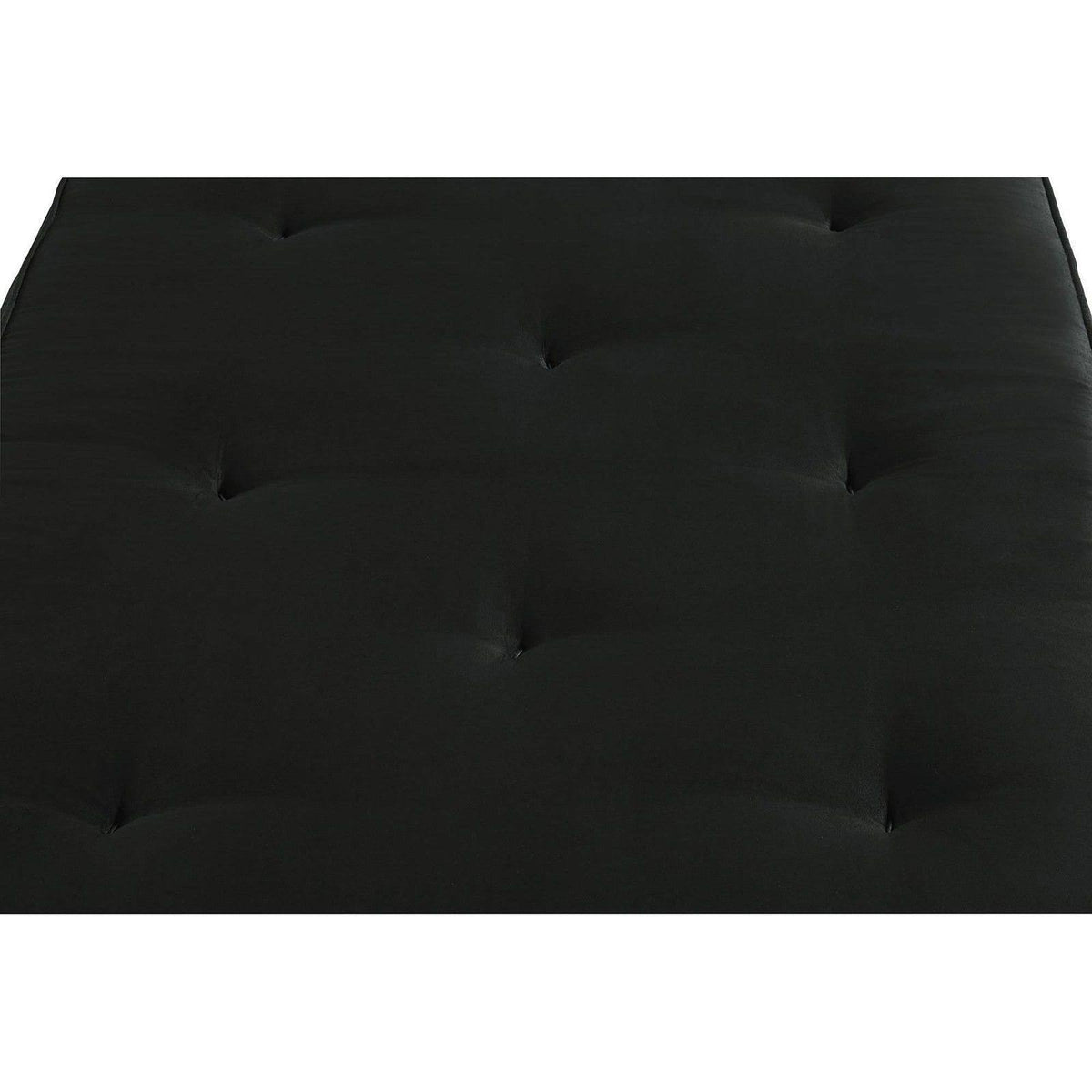 8-Inch Independently Encased Coil Futon Mattress Full Size Black I9623