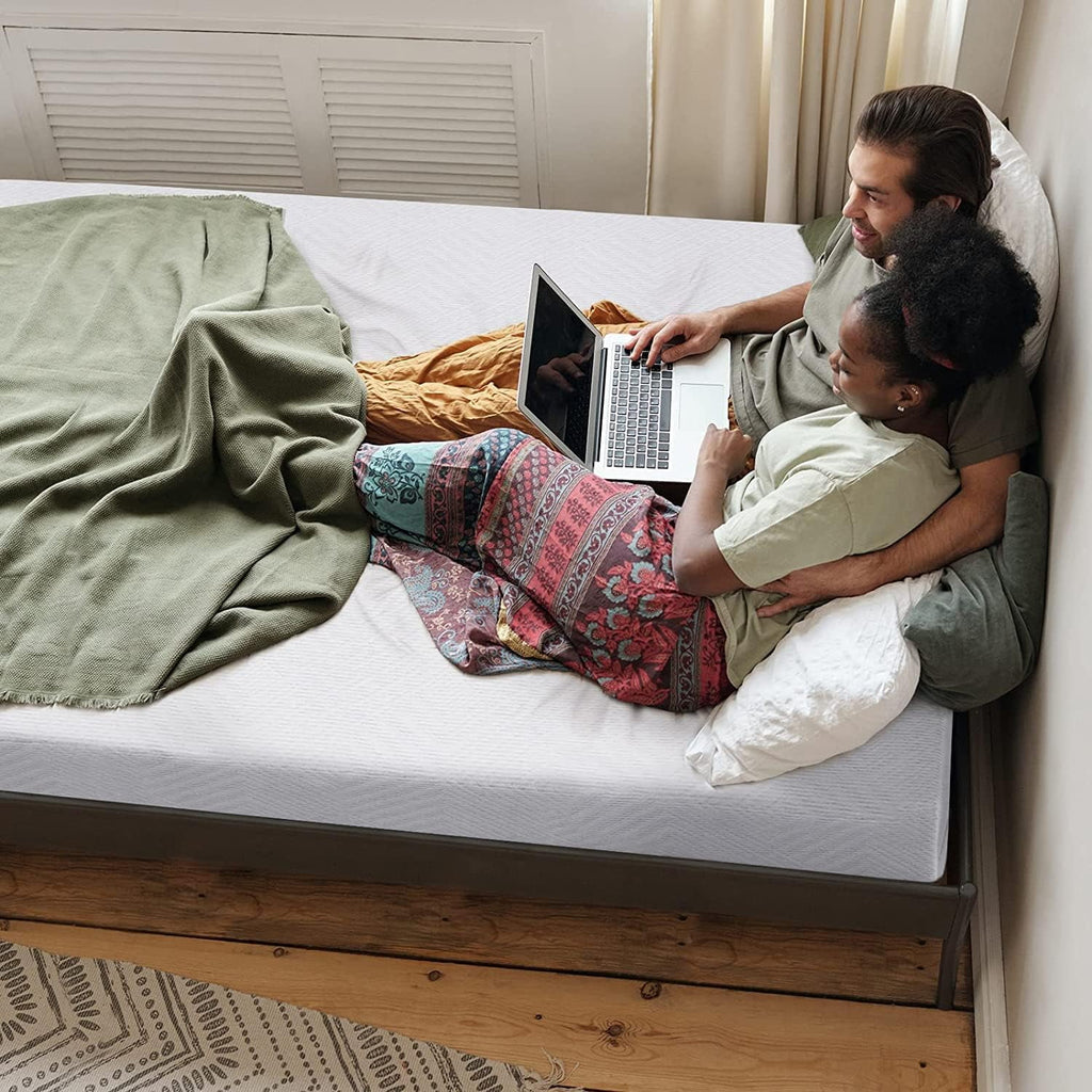 Twin Size 12 Inch Green Tea Memory Foam Mattress A686563