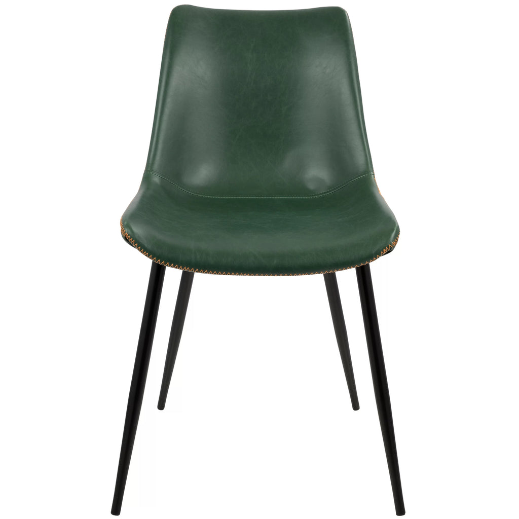 Grey Faux Leather Dining Chair Set of 2 A3037