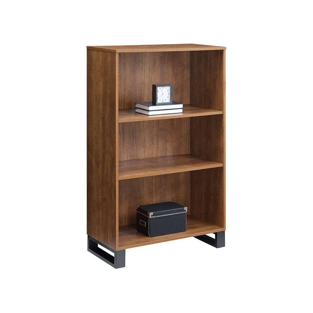 3 Shelf Bookcase Light Walnut C791754