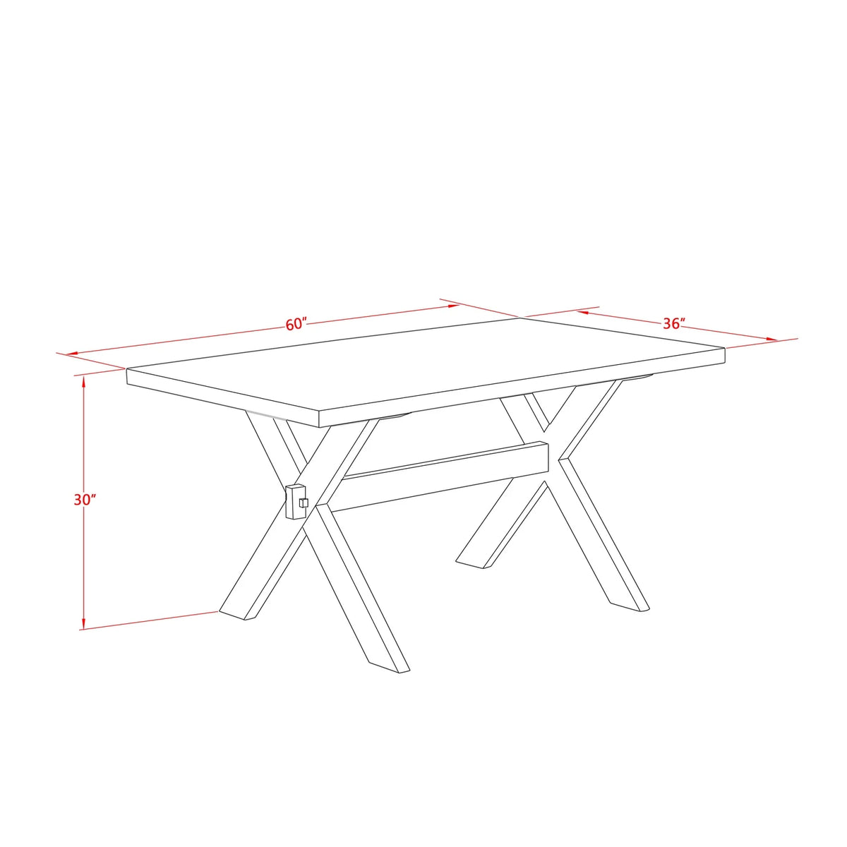 6-Pc Dining Table Set with Parson Chairs and Bench C593020