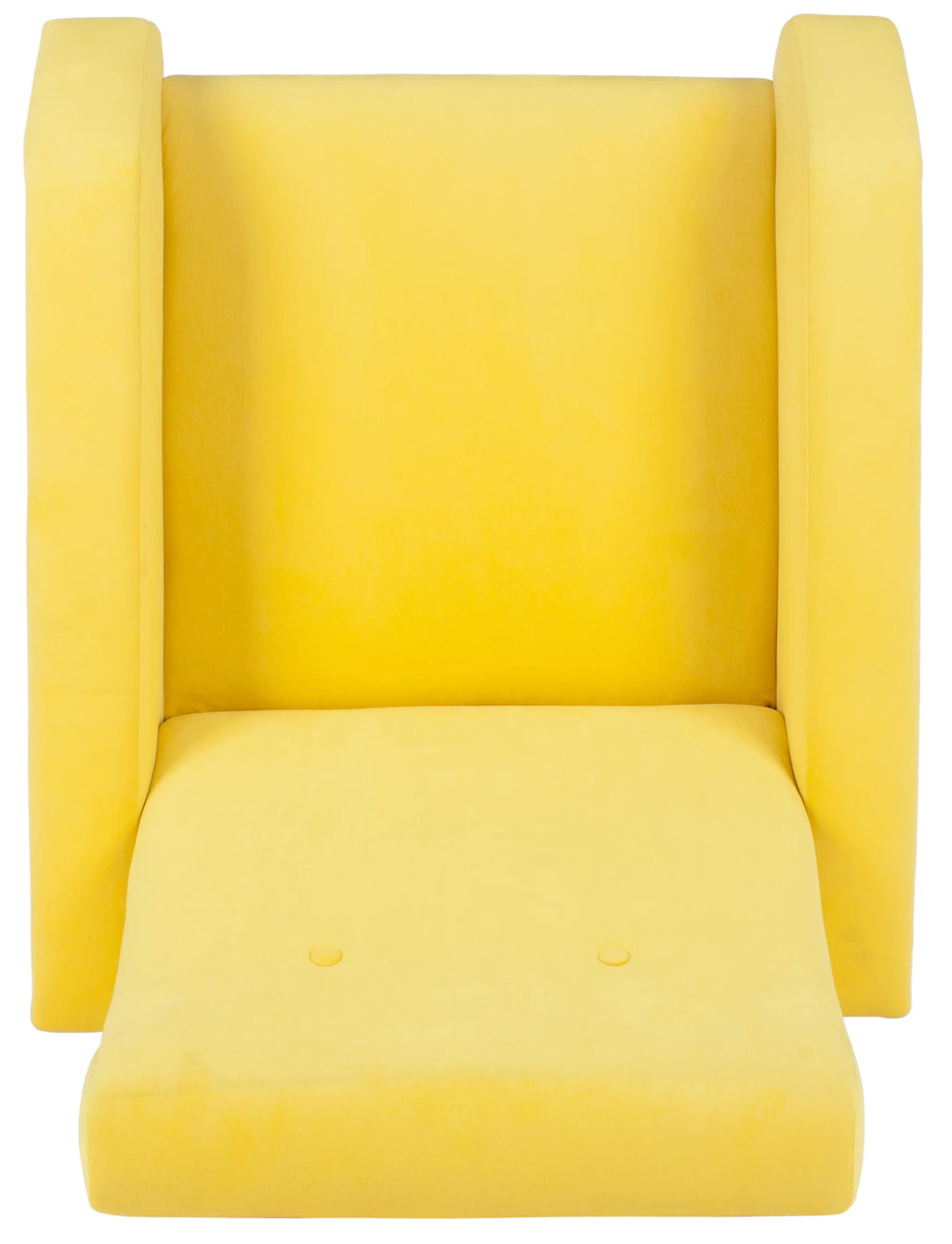 Yellow Velvet Accent Chair Q210
