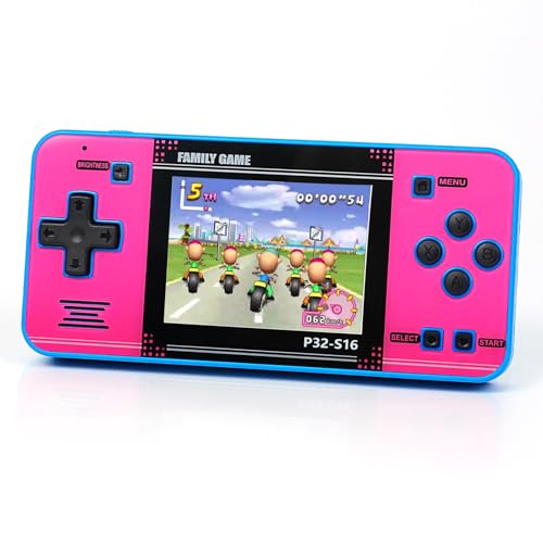 Handheld Game with 220 32-bit Video Games, 3.0” IPS Screen, Rechargeable Portable Mini Arcade X480249