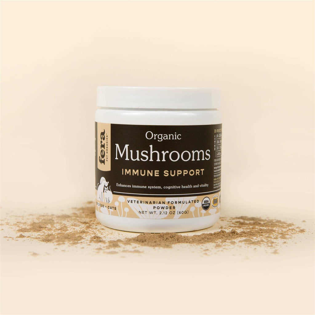 USDA Organic Mushrooms Immune Support for Dogs & Cats M6156