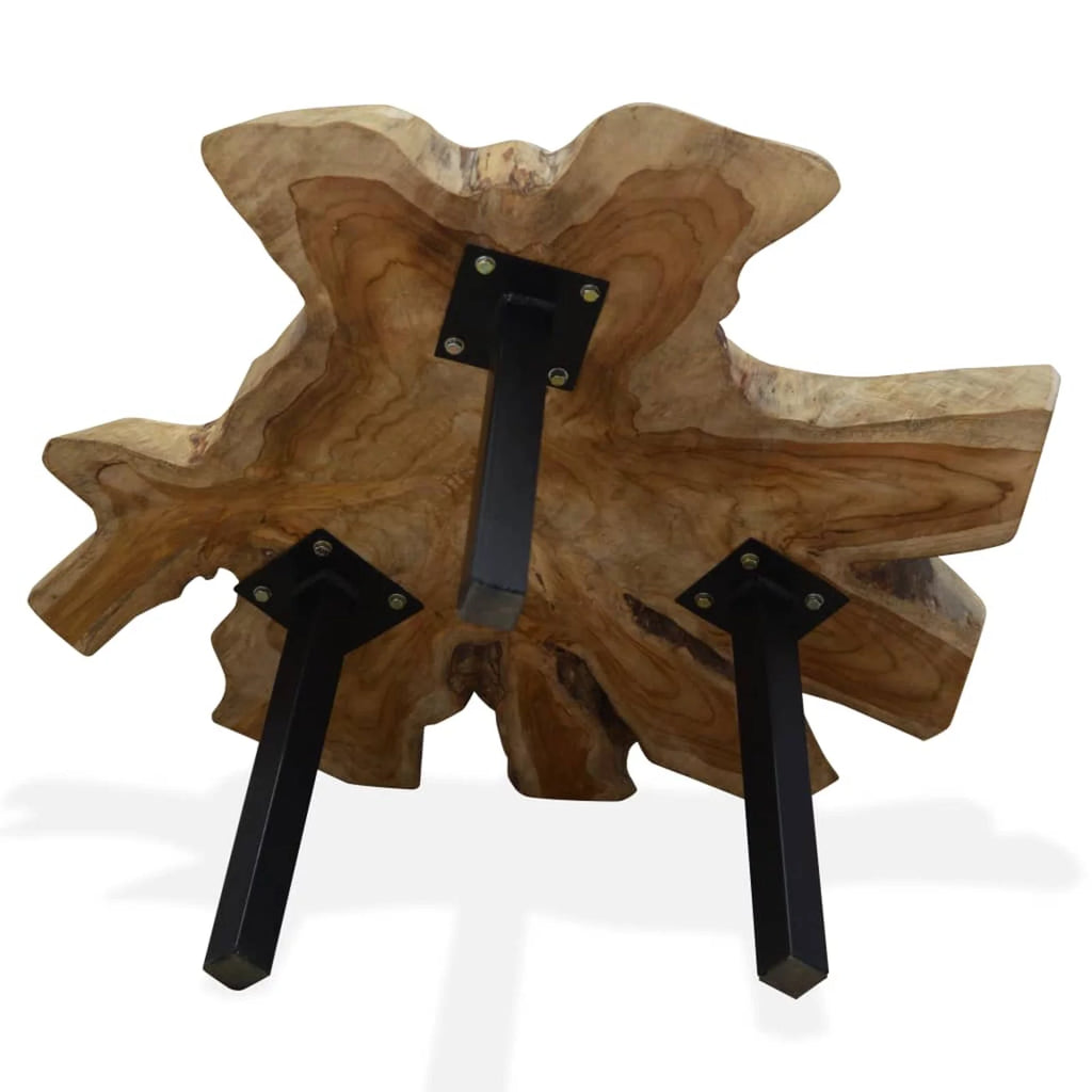 Teak Coffee Table with Steel Legs X77053