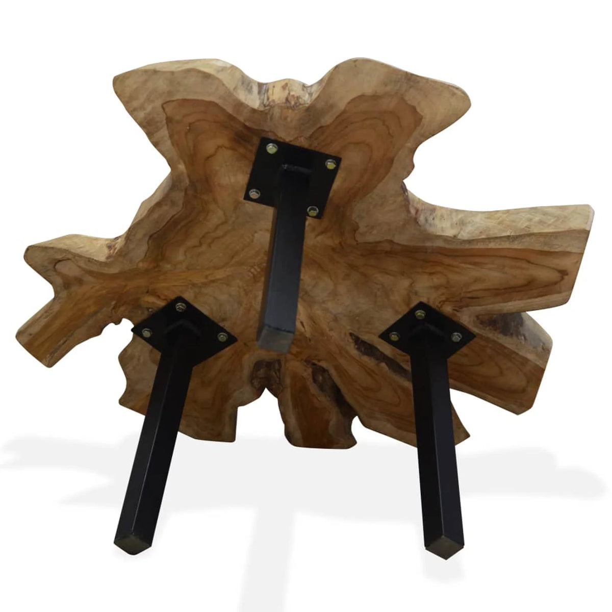 Teak Coffee Table with Steel Legs X77053