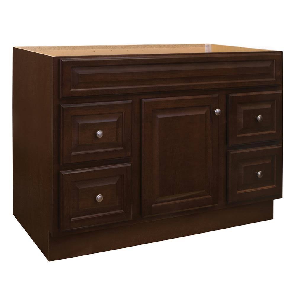 Cognac Bathroom Vanity Cabinet X74741