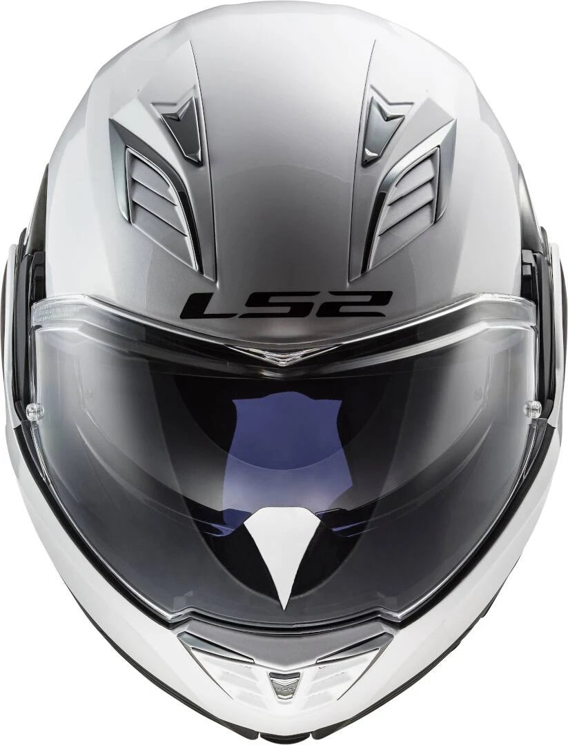 White Solid Motorcycle Helmet T4568