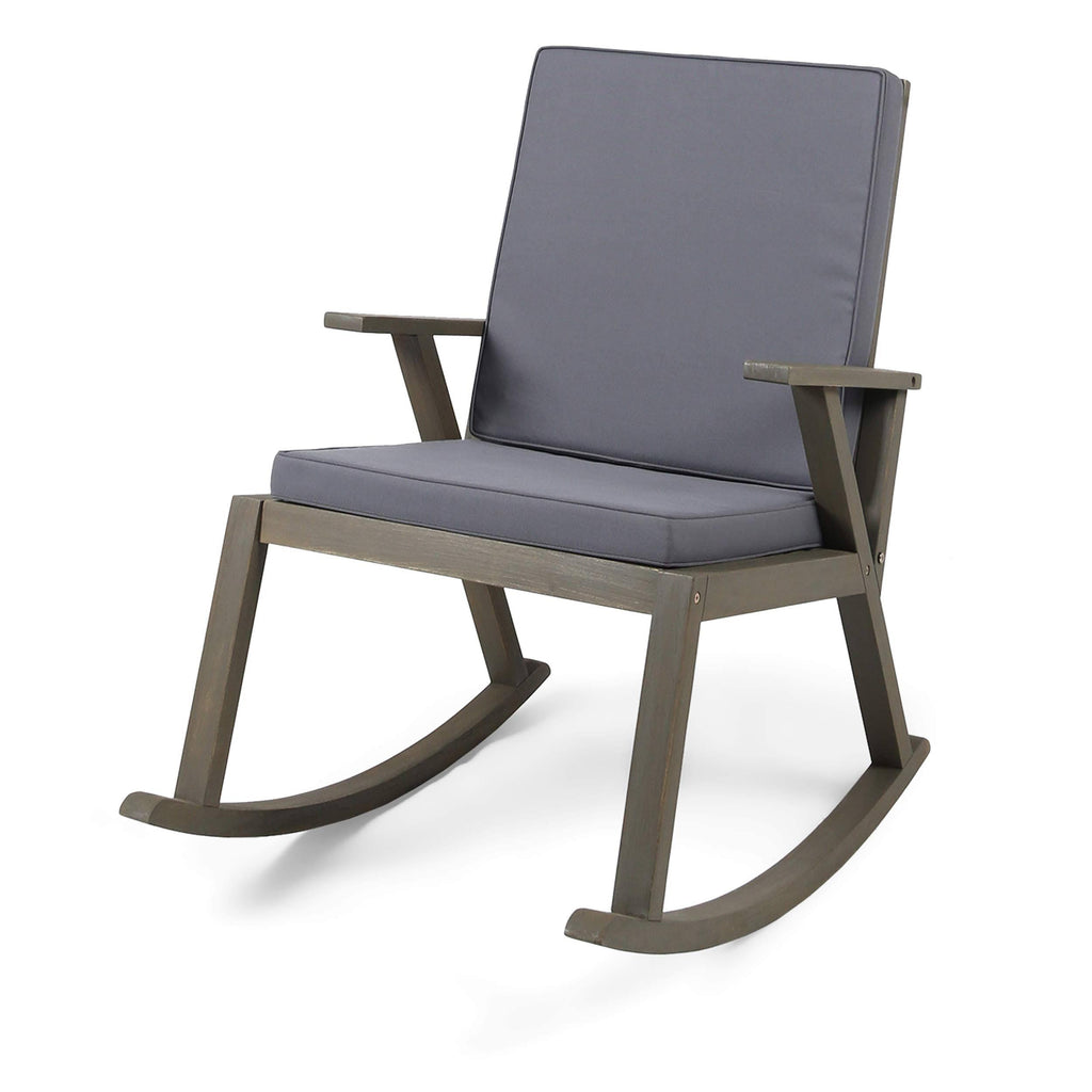 Gray Acacia Wood Rocking Chair L97668