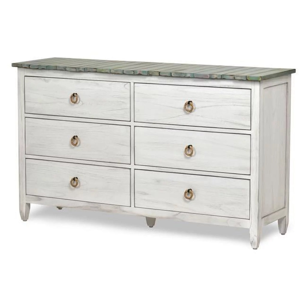 Blue 6-Drawer Dresser B7239